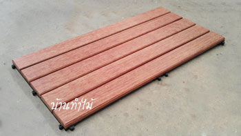 ไม้ปูพื้นสำเร็จรูป ขนาด 50x50 cm.ฐานพลาสติก